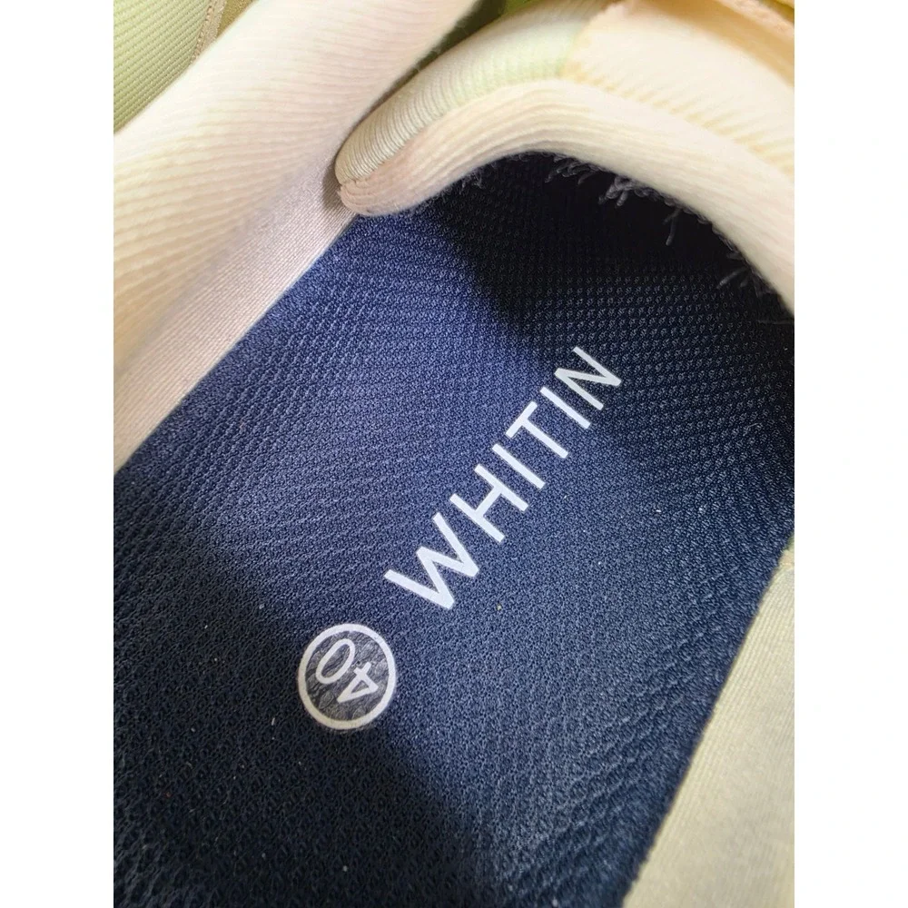 Whitin Barefoot Sneakers Green Minimalist Wide Toe Box Shoes Womens EU40/US9.5